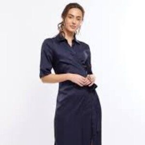 Sani Zoya Dress in Navy Blue